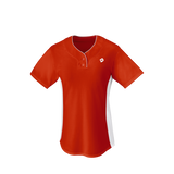Wilson Girl's T600 2-button Softball Jersey-2