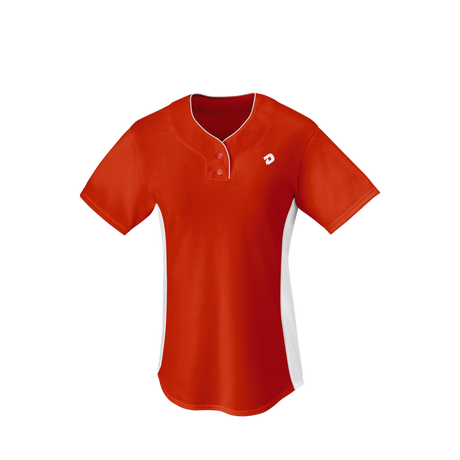 Wilson Girl's T600 2-button Softball Jersey-2