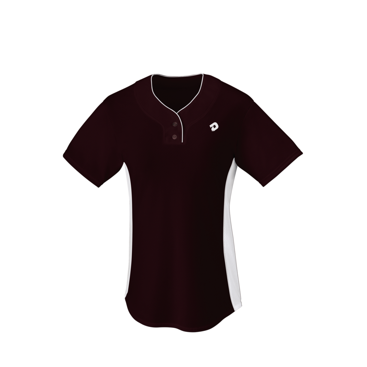 Wilson Girl's T600 2-button Softball Jersey-2