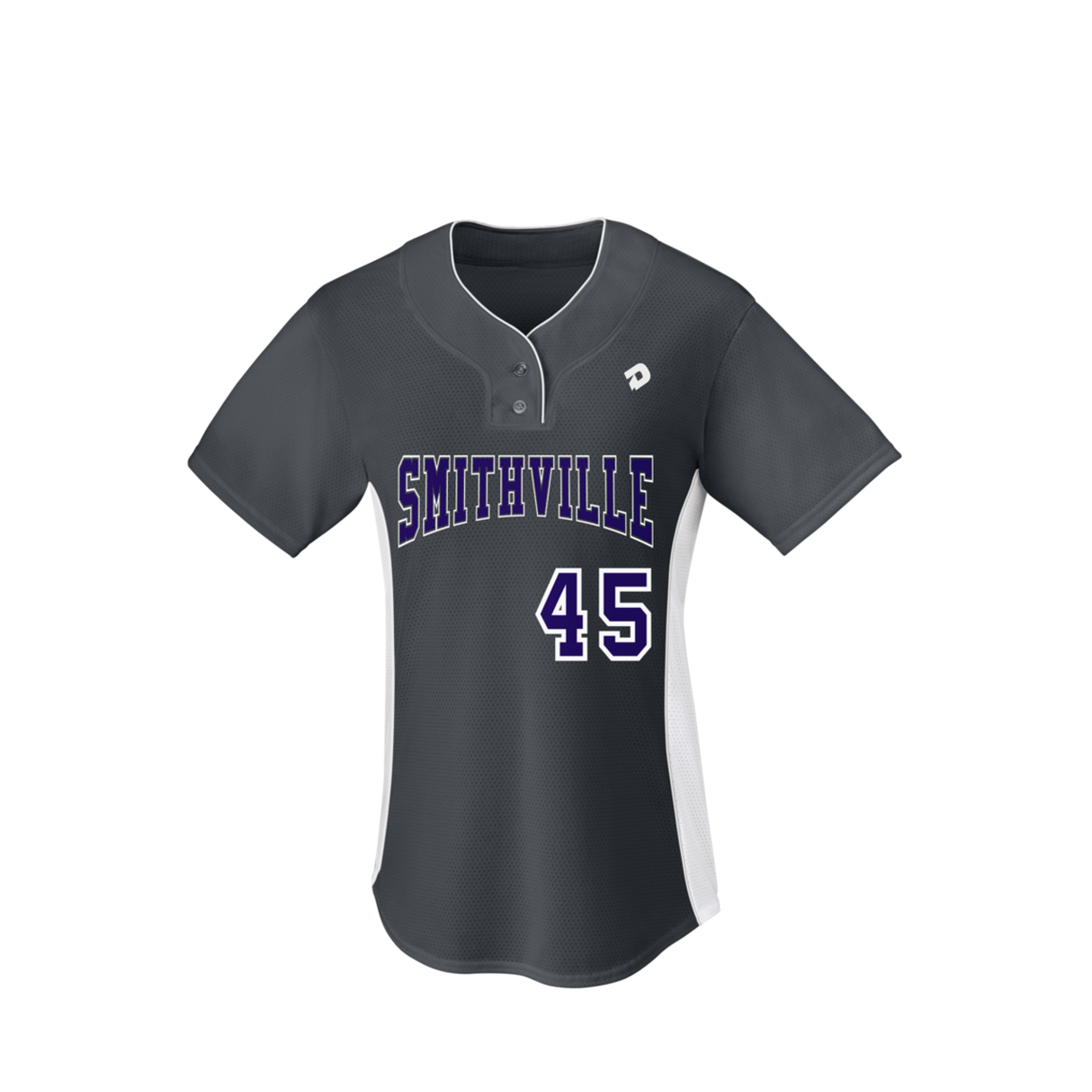 Wilson Girl's T600 2-button Softball Jersey-2