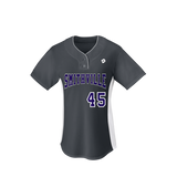 Wilson Girl's T600 2-button Softball Jersey-2