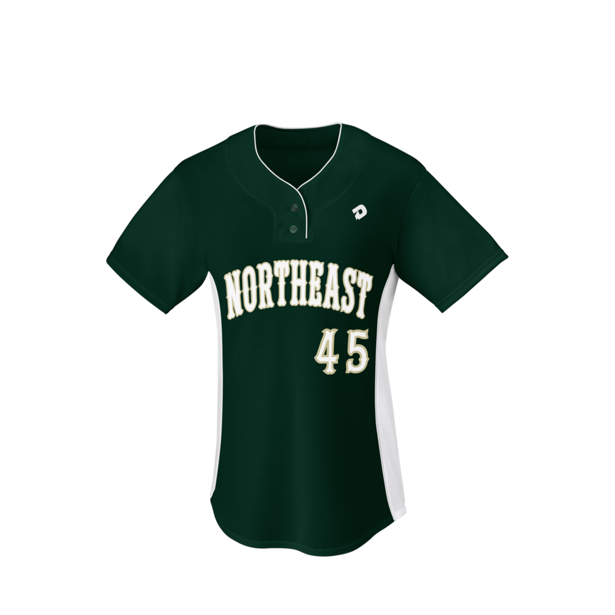 Wilson Girl's T600 2-button Softball Jersey-2