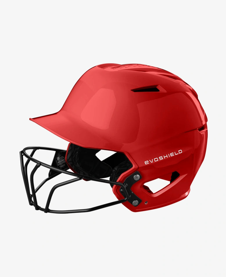 EvoShield Xvt 2.0 Glossy Batting Helmet with Facemask