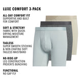 adidas Men's Luxe Comfort 3-Pack Boxer Brief-2