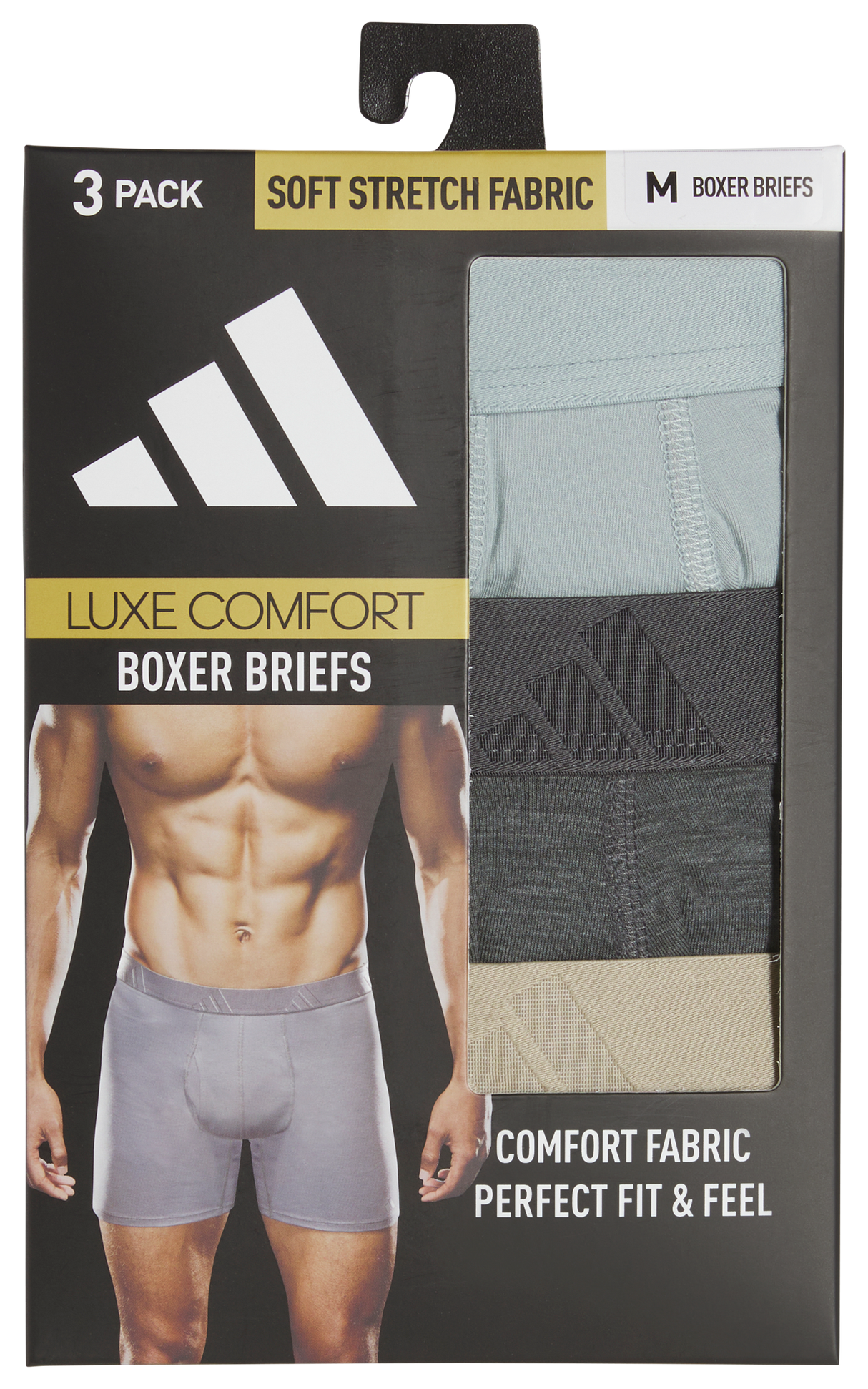 adidas Men's Luxe Comfort 3-Pack Boxer Brief-8