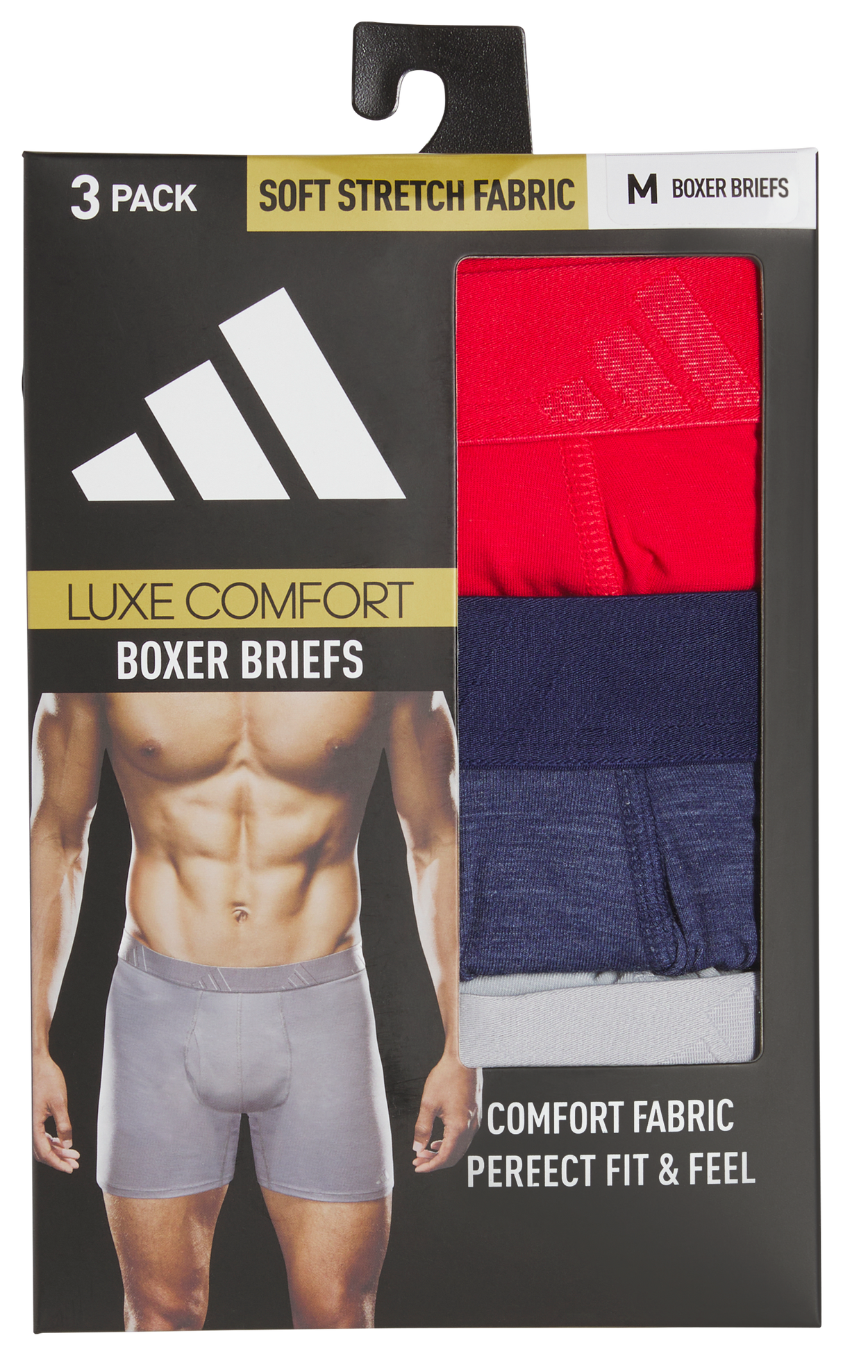 adidas Men's Luxe Comfort 3-Pack Boxer Brief-8