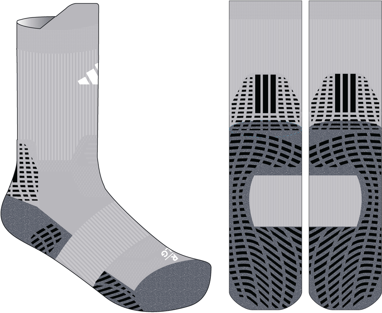 adidas 5 Star Team Grip Crew Sock-1