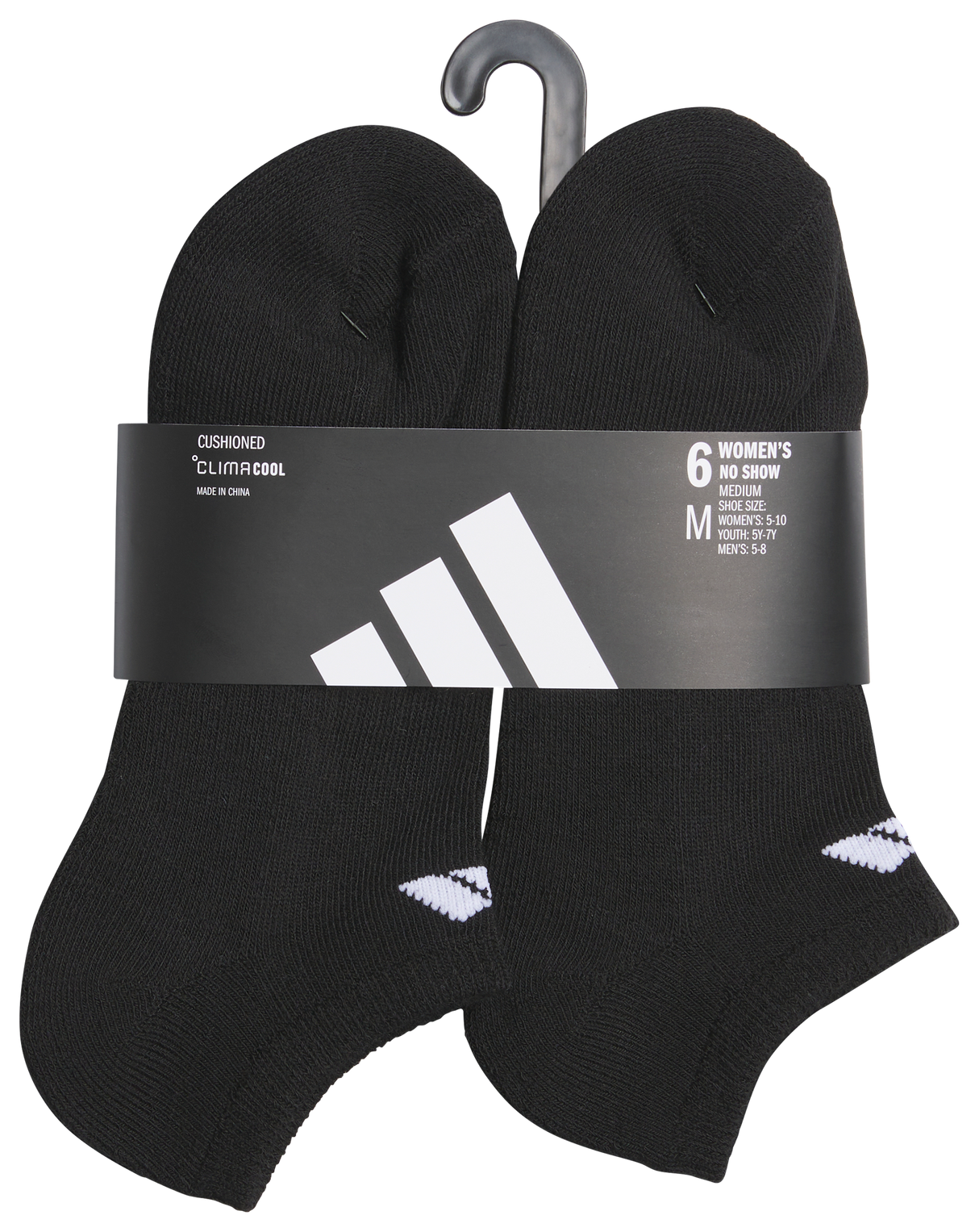 adidas Women's Classic Cushioned 6-Pack No Show Sock-5