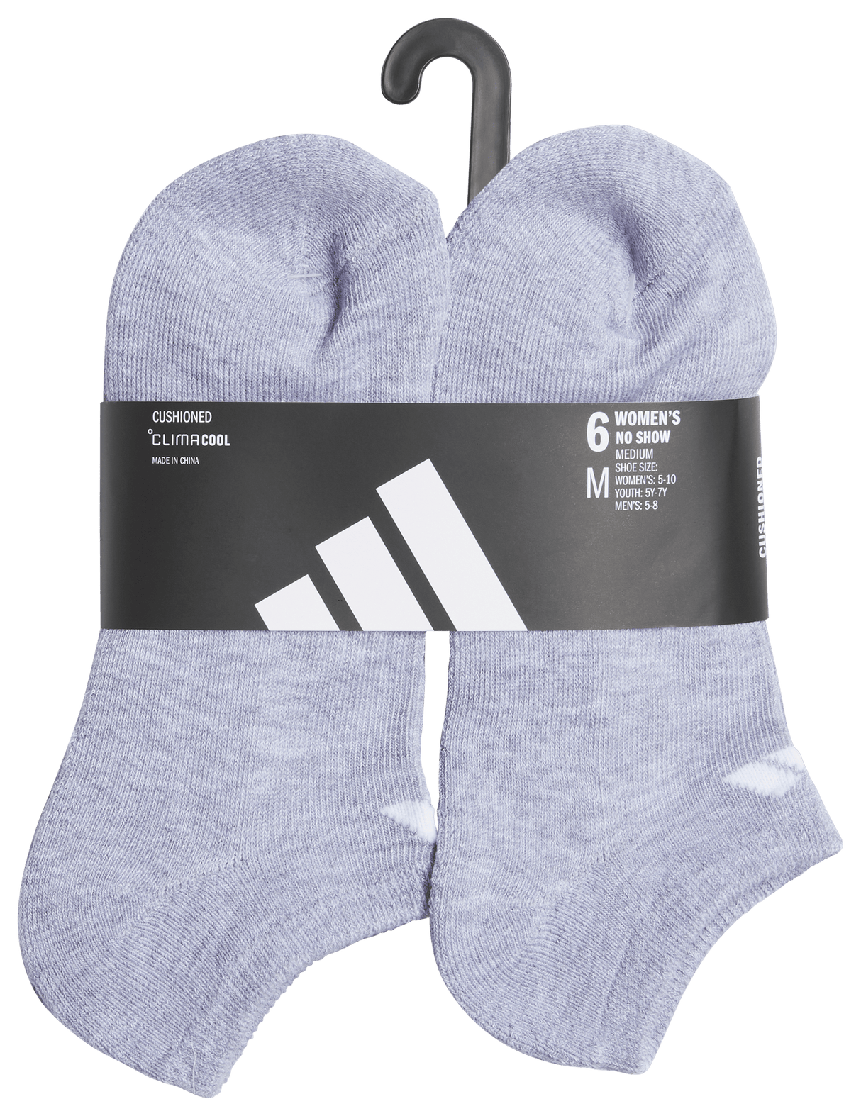 adidas Women's Classic Cushioned 6-Pack No Show Sock-5