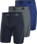 adidas Men's All Day Mesh 3-Pack Long Boxer Brief-1