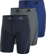 adidas Men's All Day Mesh 3-Pack Long Boxer Brief-1