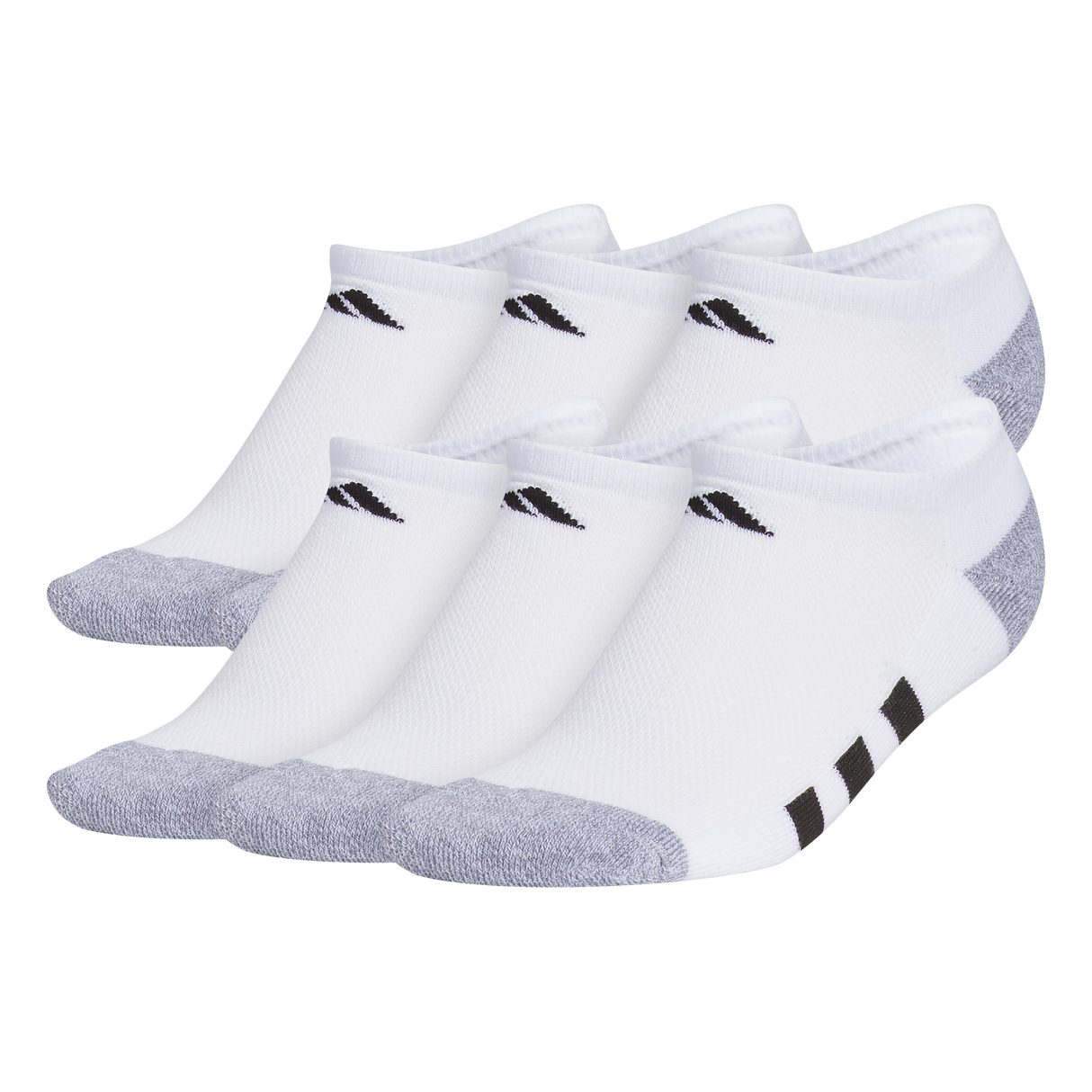 adidas Youth Athletic Cushioned 6-Pack No Show Sock-1
