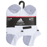 adidas Youth Athletic Cushioned 6-Pack No Show Sock-6