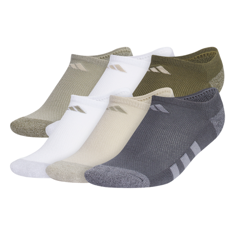 adidas Youth Athletic Cushioned 6-Pack No Show Sock-1