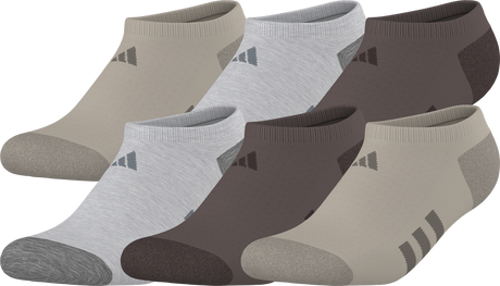adidas Youth Athletic Cushioned 6-Pack No Show Sock-1