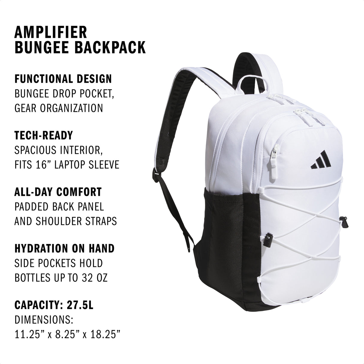 adidas Amplifier Bungee Backpack-2