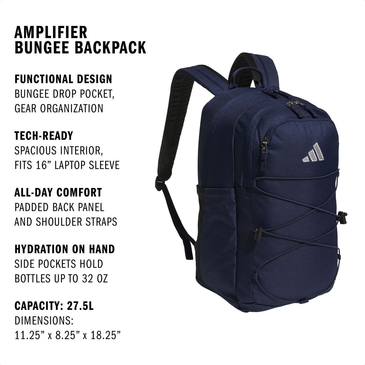 adidas Amplifier Bungee Backpack-2