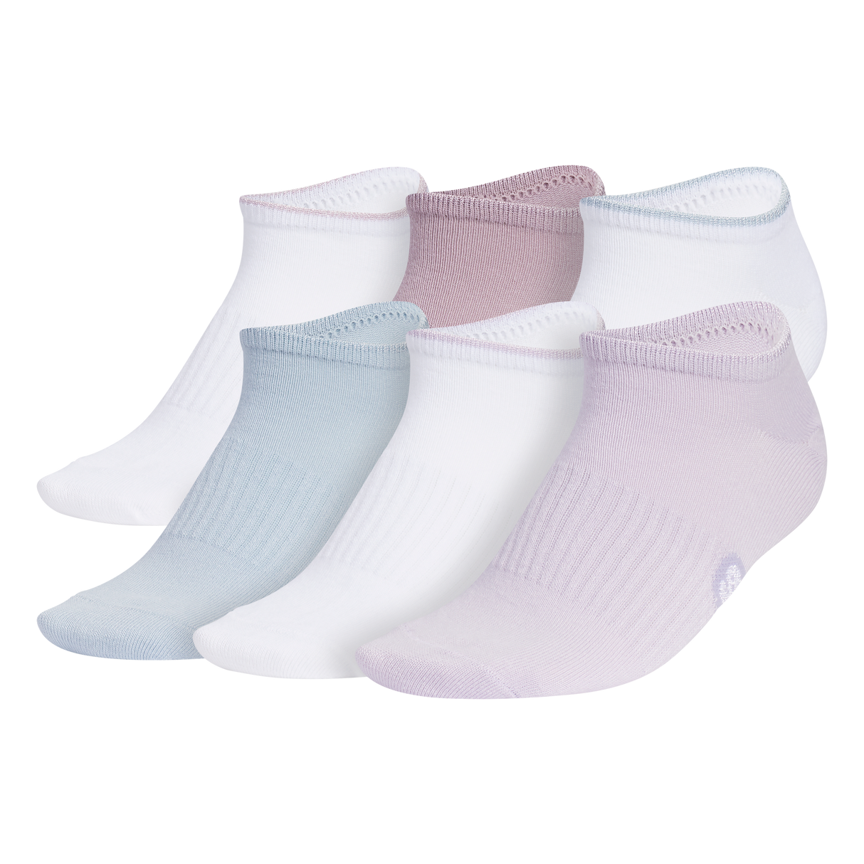 adidas Women's Superlite Classic 6-Pack No Show Sock-1