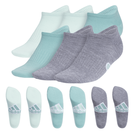 adidas Women's Superlite Classic 6-Pack No Show Sock-1