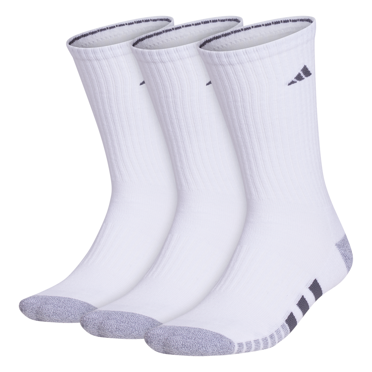 adidas Men's Cushioned 3.0 3-Pack Crew Sock-1