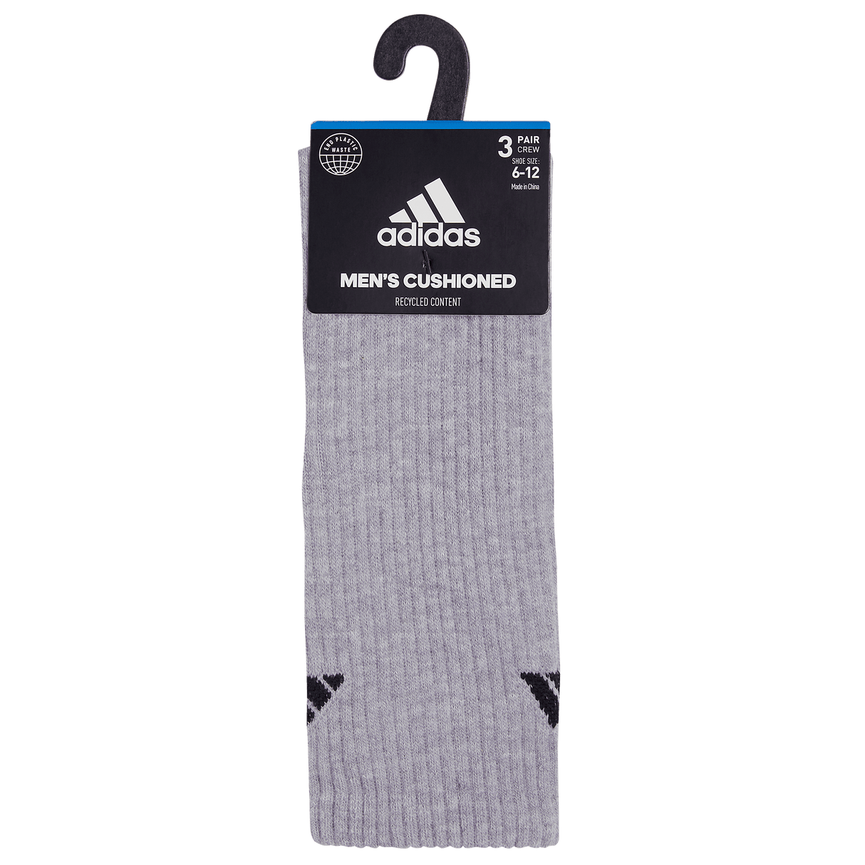 adidas Men's Cushioned 3.0 3-Pack Crew Sock-7