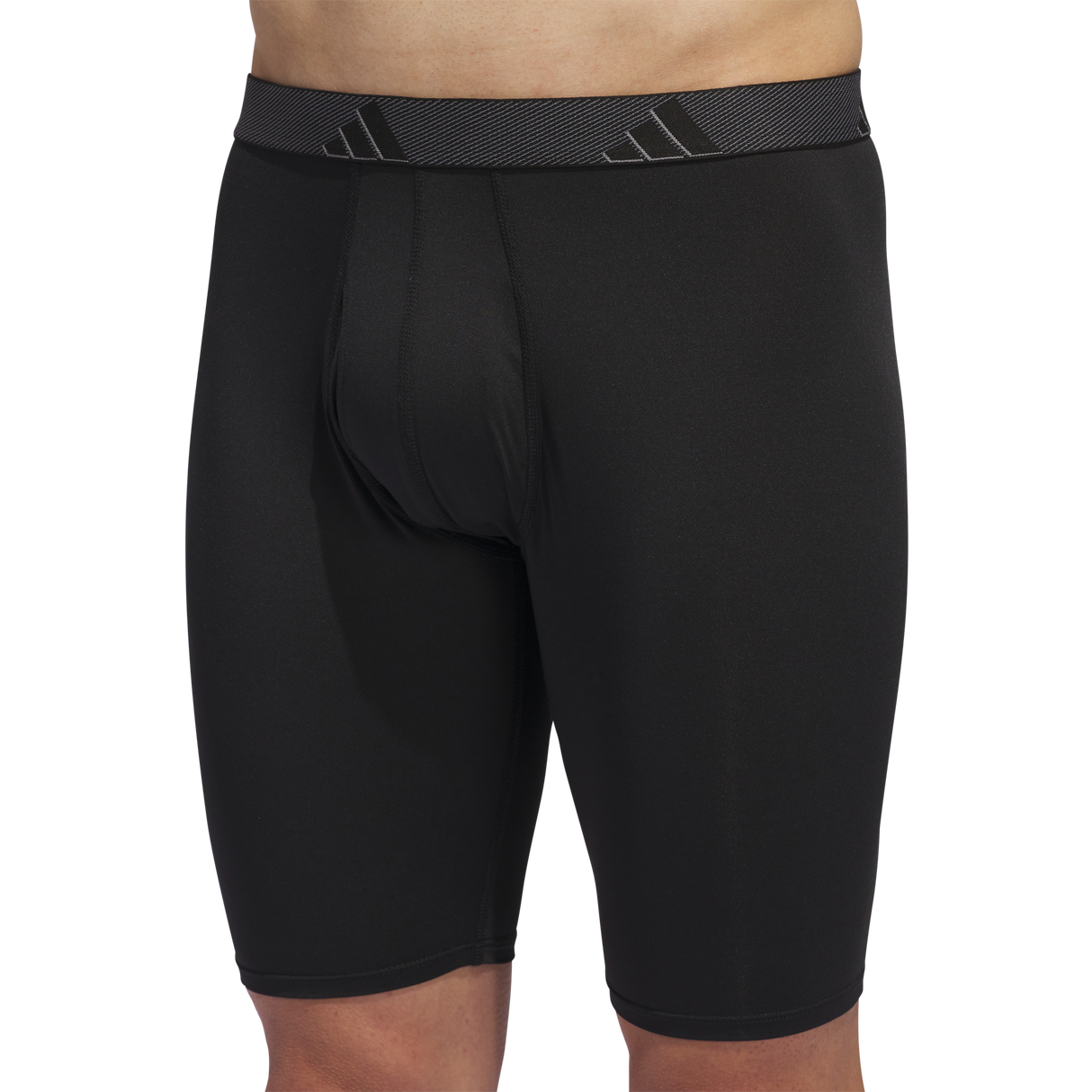 adidas Men's Microfiber 3-Pack Long Boxer Brief-3