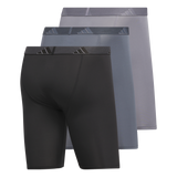 adidas Men's Microfiber 3-Pack Long Boxer Brief-5