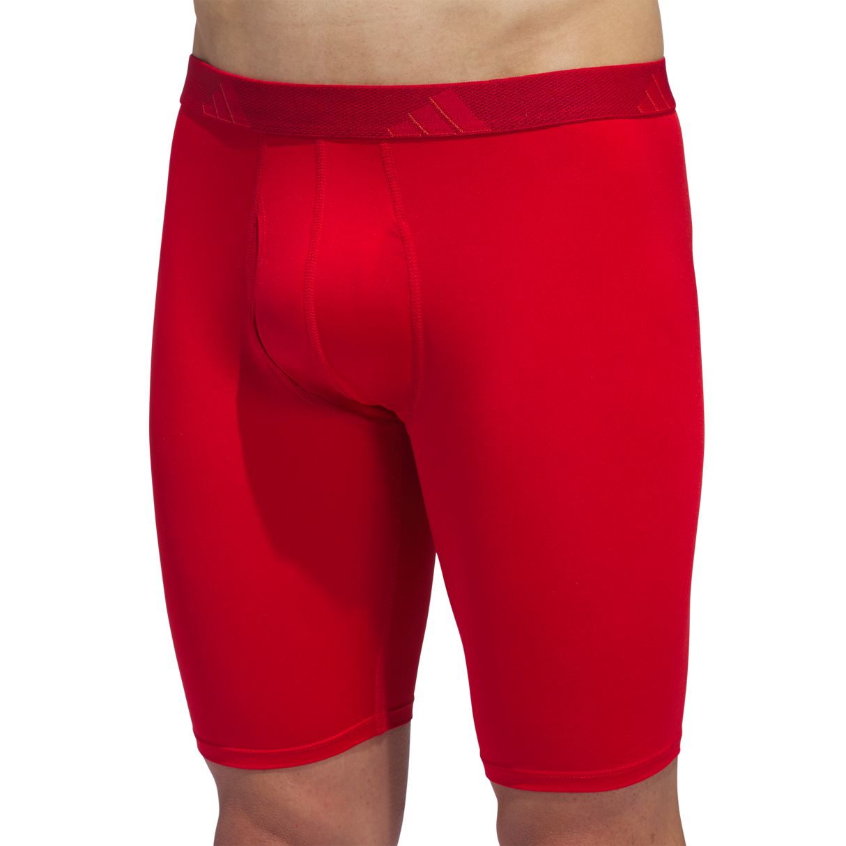 adidas Men's Microfiber 3-Pack Long Boxer Brief-3