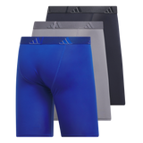 adidas Men's Microfiber 3-Pack Long Boxer Brief-5