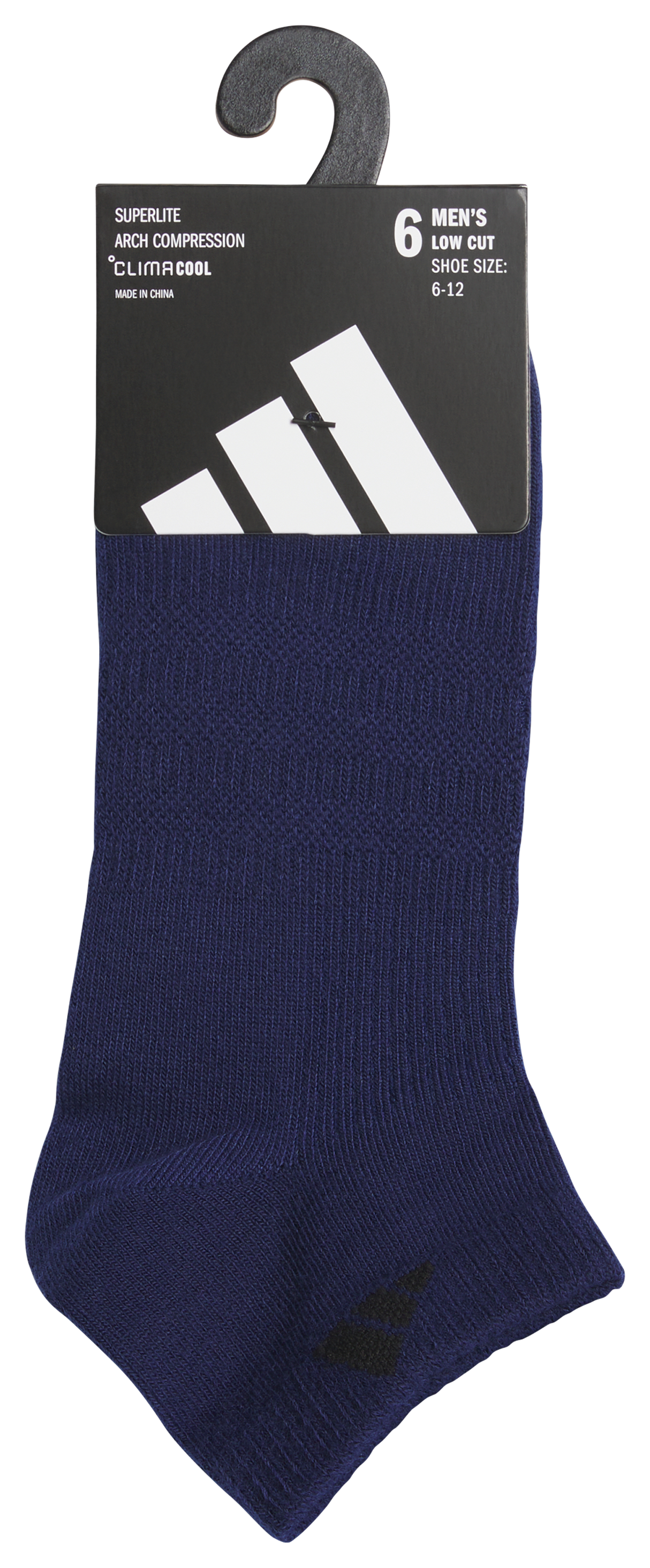 adidas Men's Superlite 3.0 6-Pack Low Cut Sock-6