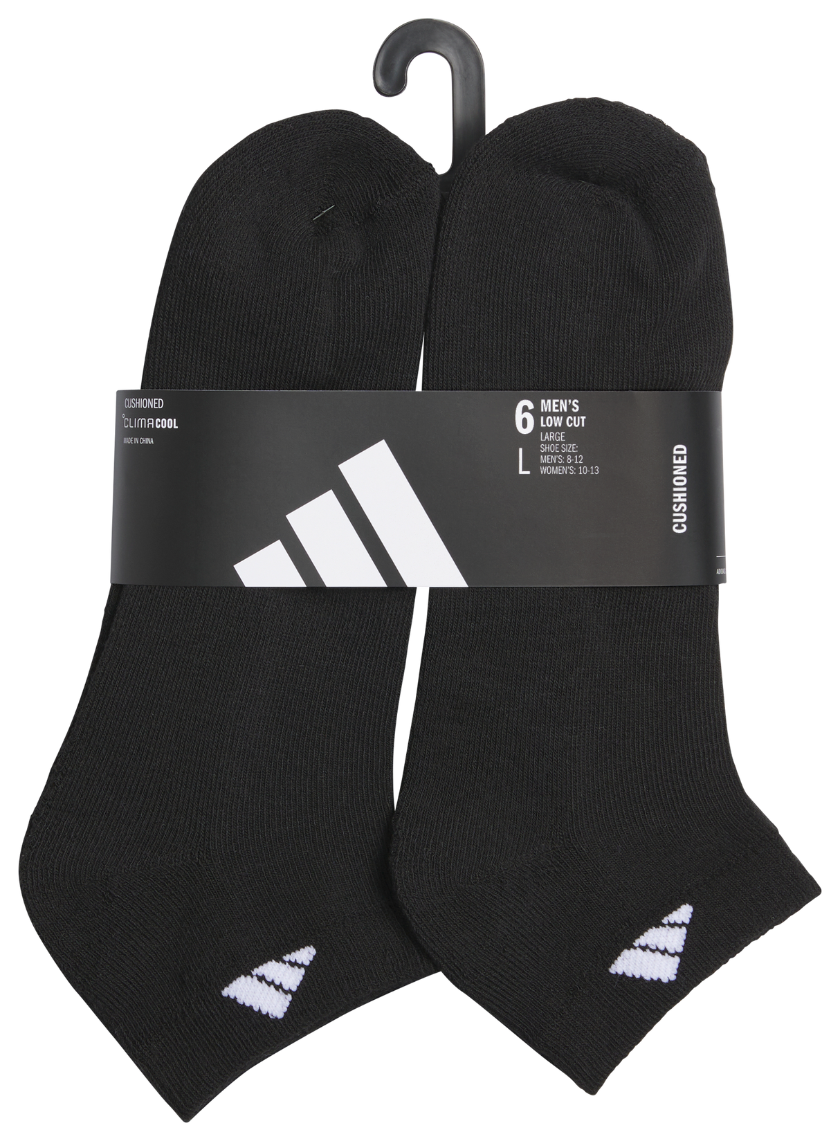 adidas Men's Classic Cushioned 6-Pack Low Cut Sock-5