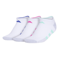 adidas Women's Cushioned 3.0 3-Pack No Show Sock-1
