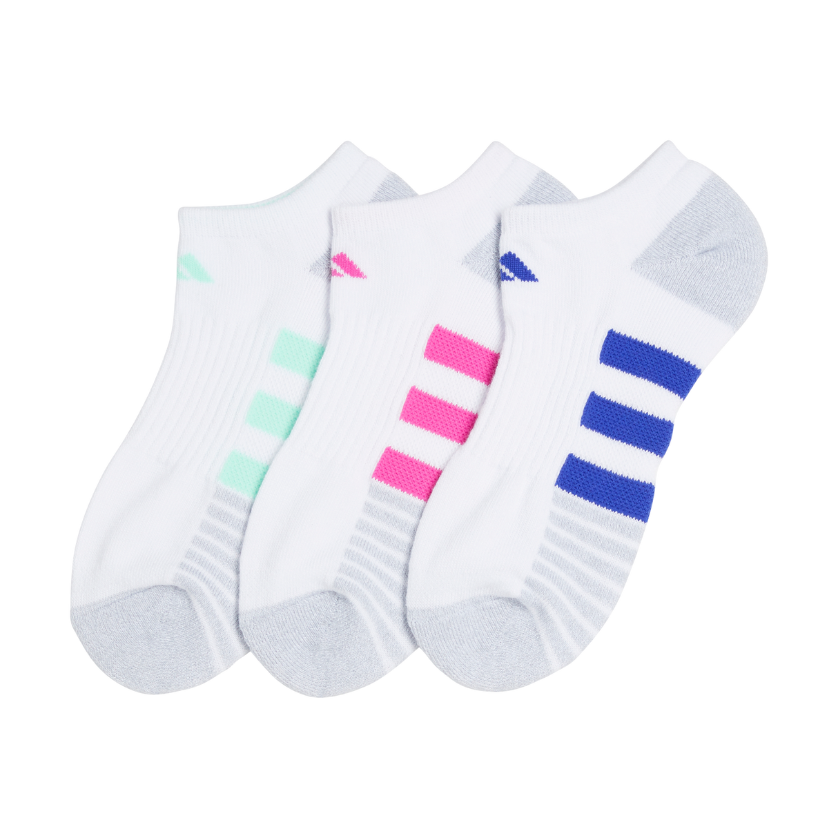 adidas Women's Cushioned 3.0 3-Pack No Show Sock-8