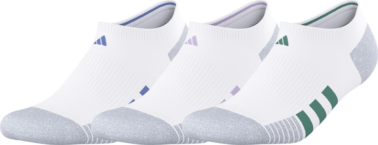 adidas Women's Cushioned 3.0 3-Pack No Show Sock-1