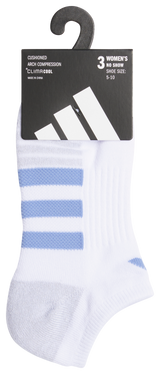 adidas Women's Cushioned 3.0 3-Pack No Show Sock-8