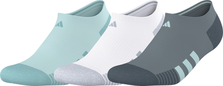 adidas Women's Cushioned 3.0 3-Pack No Show Sock-1
