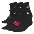 adidas Women's Superlite 3.0 6-Pack Quarter Sock-1