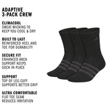 adidas Unisex Adaptive 3-Pack Crew Sock-2