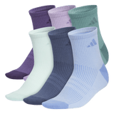 adidas Women's Superlite 3.0 6-Pack Quarter Sock-1