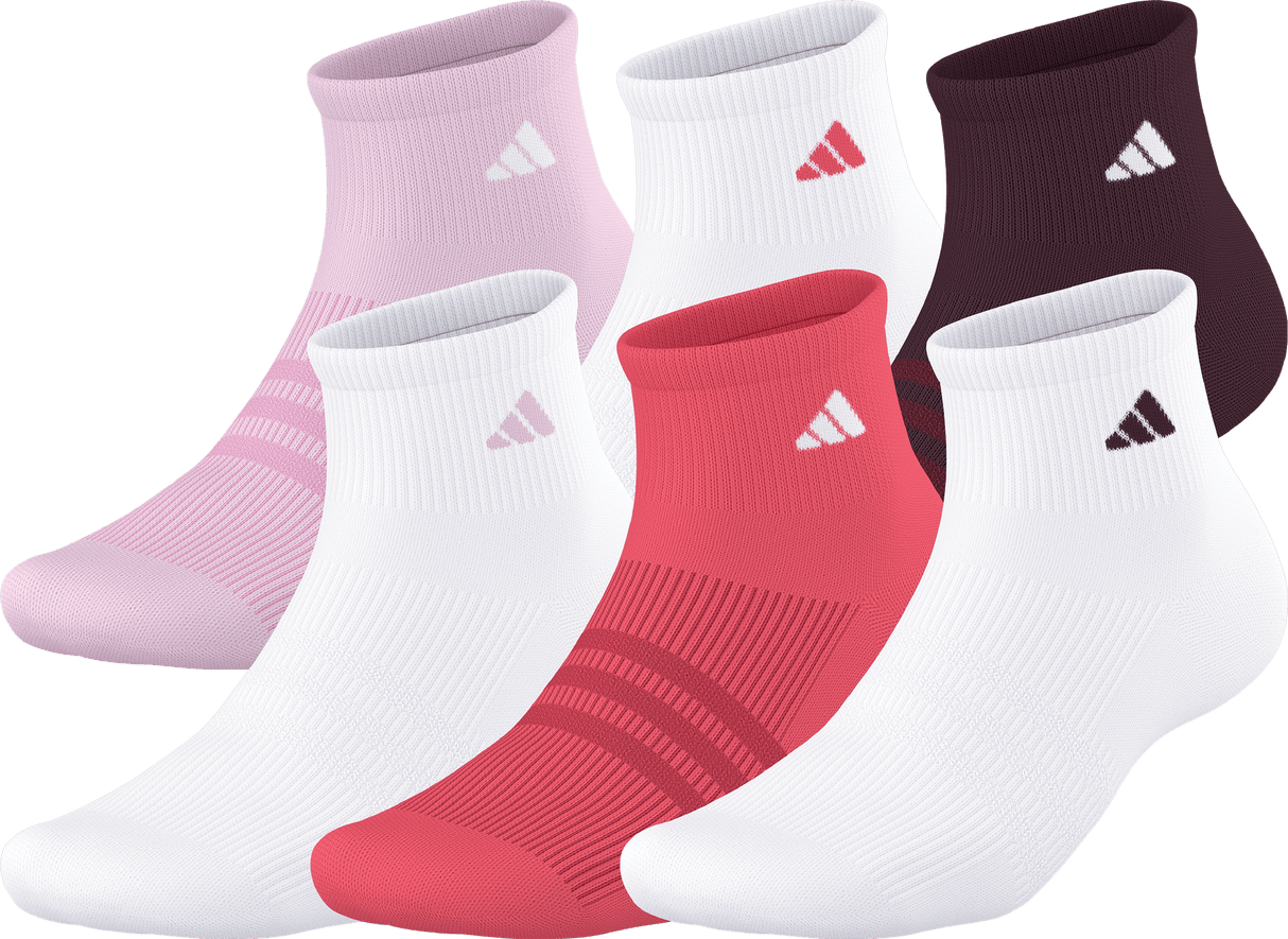 adidas Women's Superlite 3.0 6-Pack Quarter Sock-1