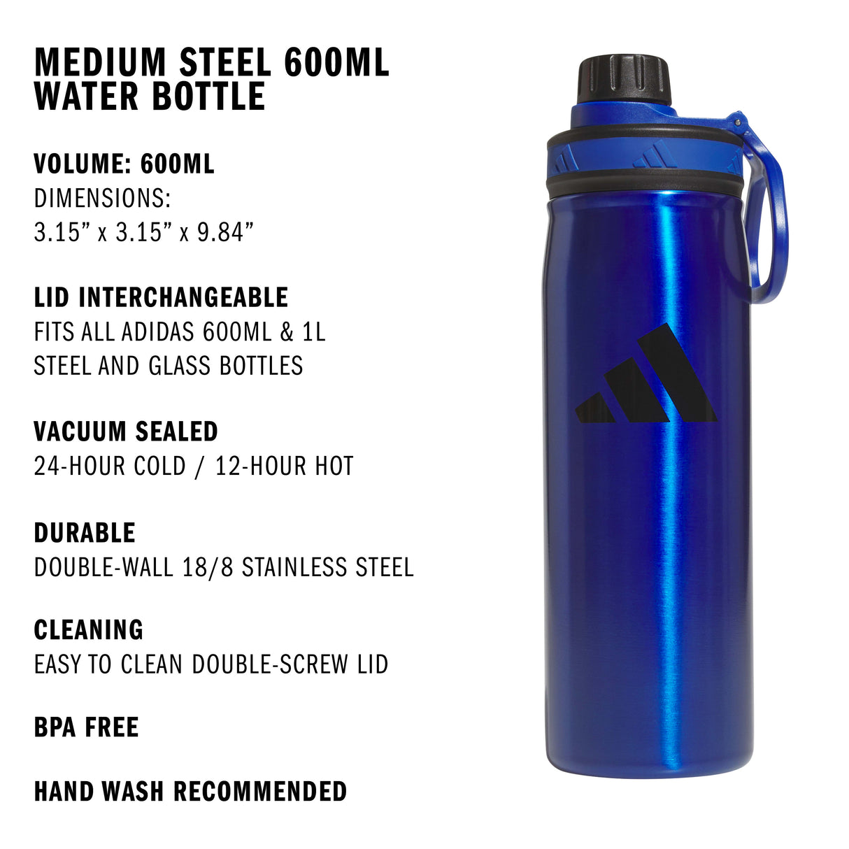 adidas M Steel 600 Metal Bottle-2