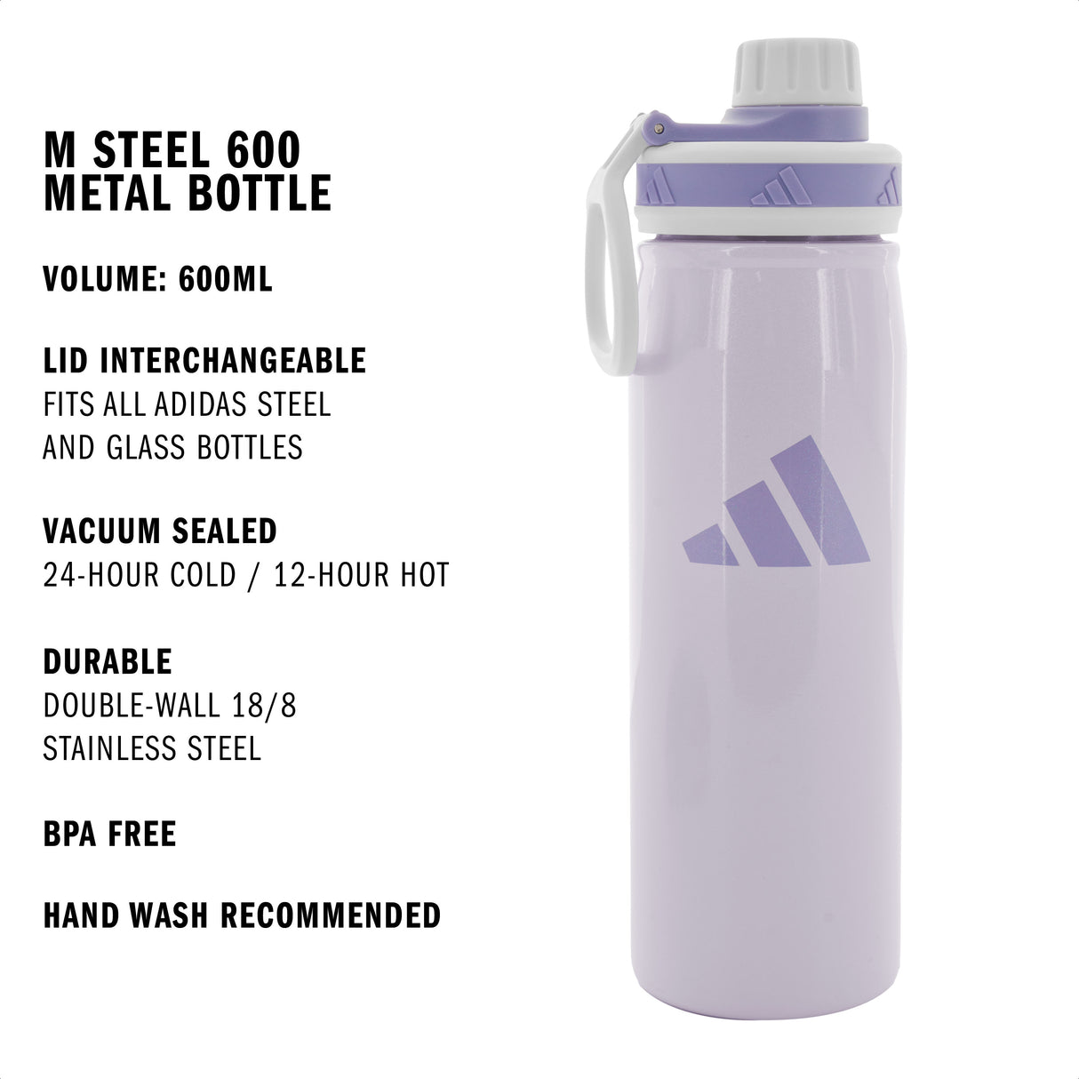 adidas M Steel 600 Metal Bottle-2