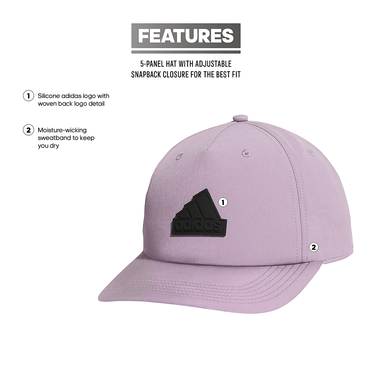 adidas Men's Sport Snapback Hat-3