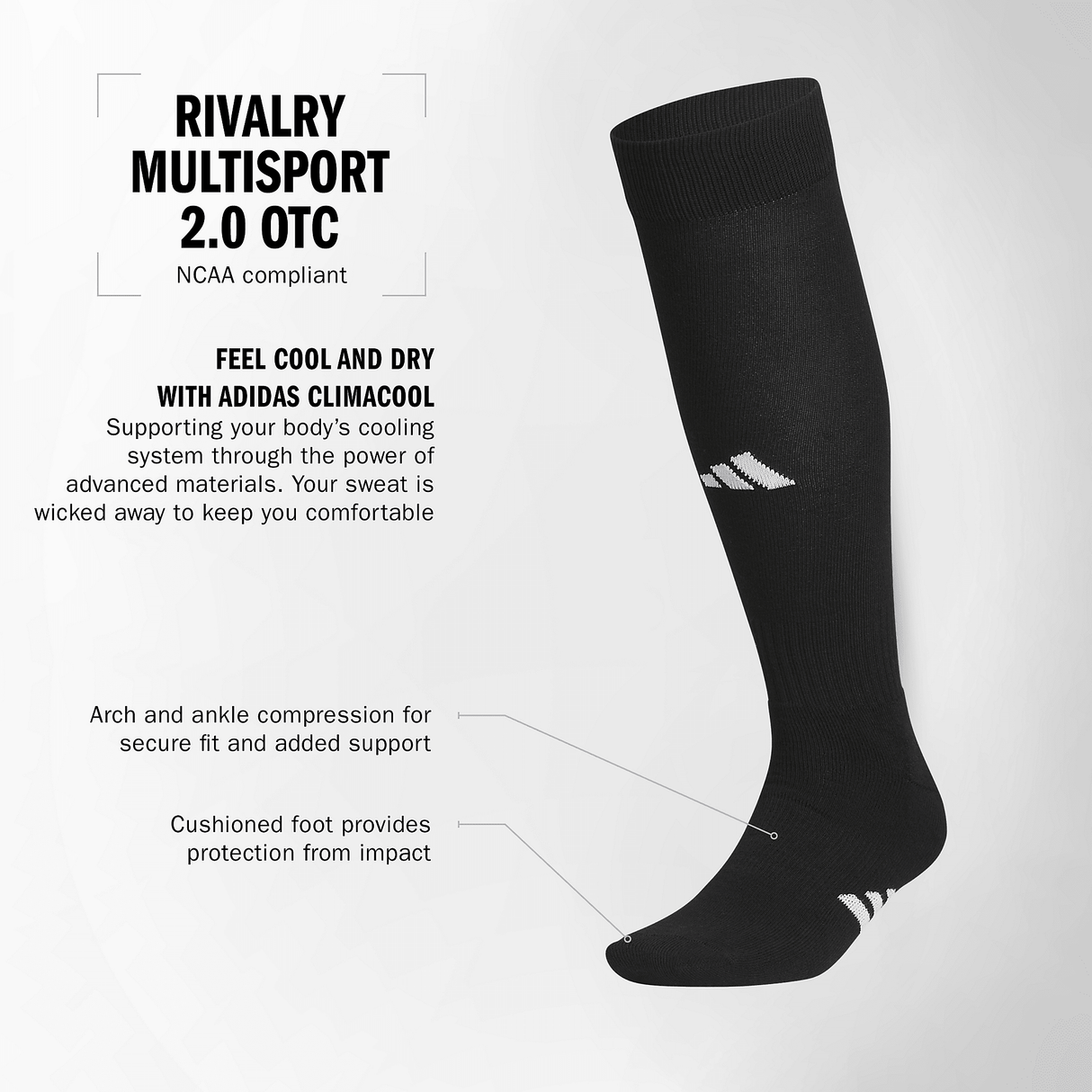 adidas Rivalry Multisport 2.0 OTC Sock-2