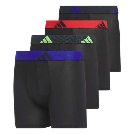 adidas Youth Microfiber 4-Pack Boxer Brief-1