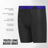adidas Youth Microfiber 4-Pack Boxer Brief-2