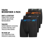 adidas Youth Microfiber 4-Pack Boxer Brief-2