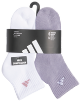adidas Women's Athletic Cushioned 6-Pack Quarter Sock-5