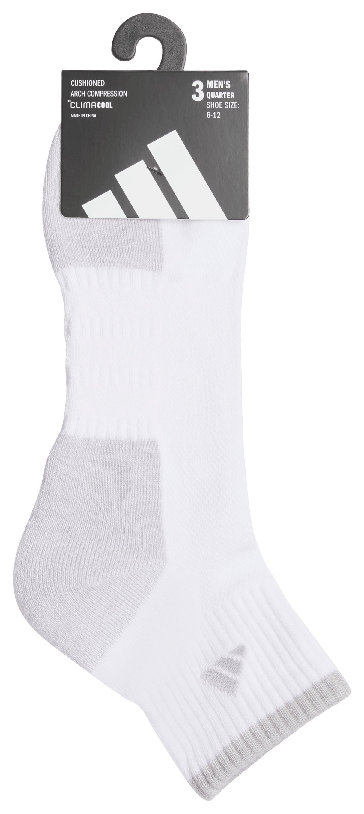 adidas Men's Cushioned X4 3-Pack Quarter Sock-6