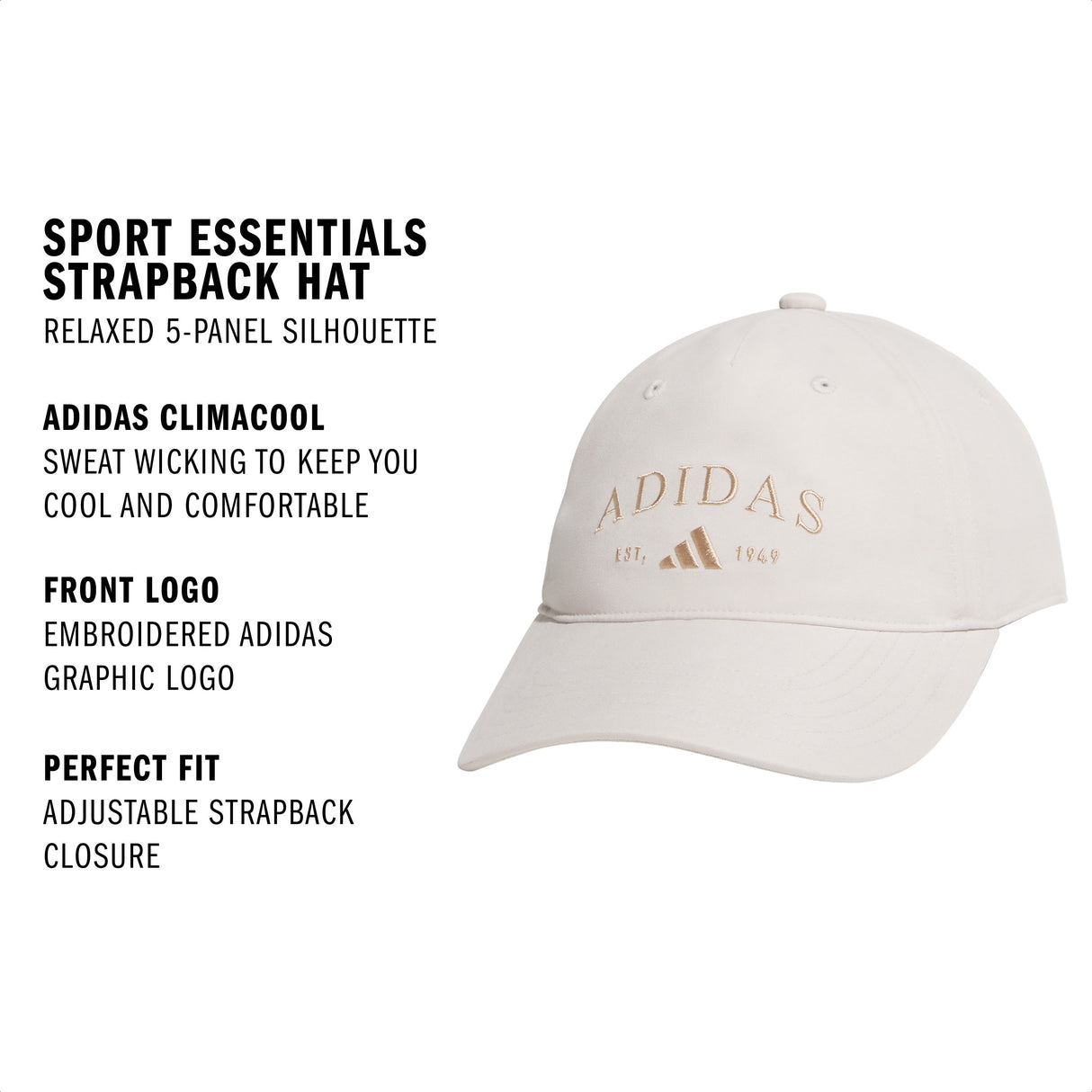 adidas Women's Sport Essentials Strapback Hat-2